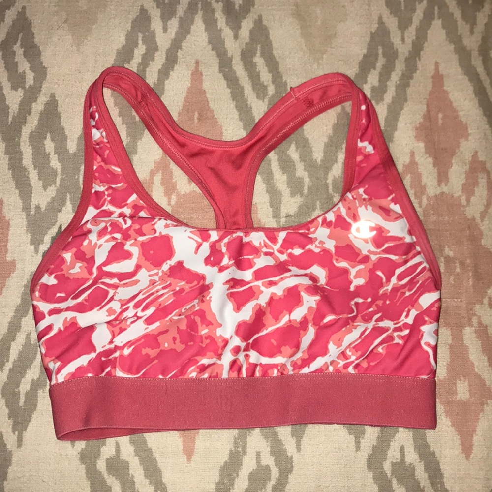 Champion pink sports bra
